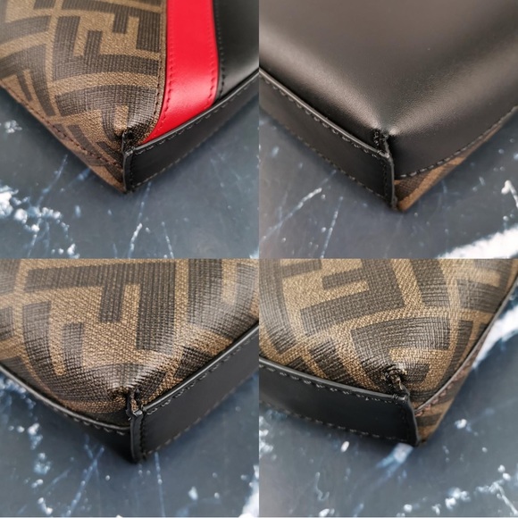 Fendi Men’s medium messenger bag, Zucca, Textured Leather - Picture 14 of 14